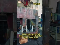 Y81T-400 हाइड्रोलिक कार बॉलर, हाइड्रोलिक स्क्रैप मेटल बलिंग प्रेस मशीन