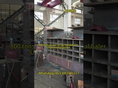 स्क्रैप स्टील प्रेस बलेर मशीन 800 टन शक्ति भारी शुल्क स्क्रैप बंडल प्रेस मशीन
